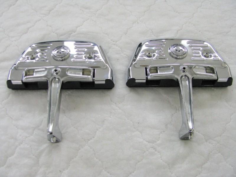 Harley davidson passenger footboards for touring models-1994-2008 skull covers