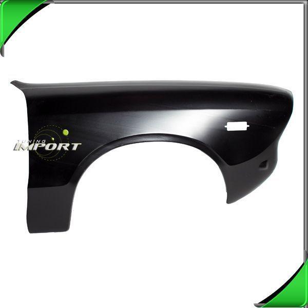 76-78 honda accord right front fender primed black steel replacement primered rh