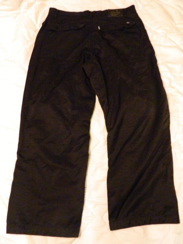 Levi,s silver tab cotton/ nylon black pants men size 34 x30