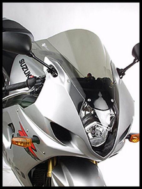 Zero gravity double bubble windscreen smoke for suzuki gsxr 1000 03-04