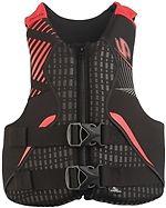 Stearns youth life vest boy hydroprene - black/red - 50 - 90 lbs 2000006969