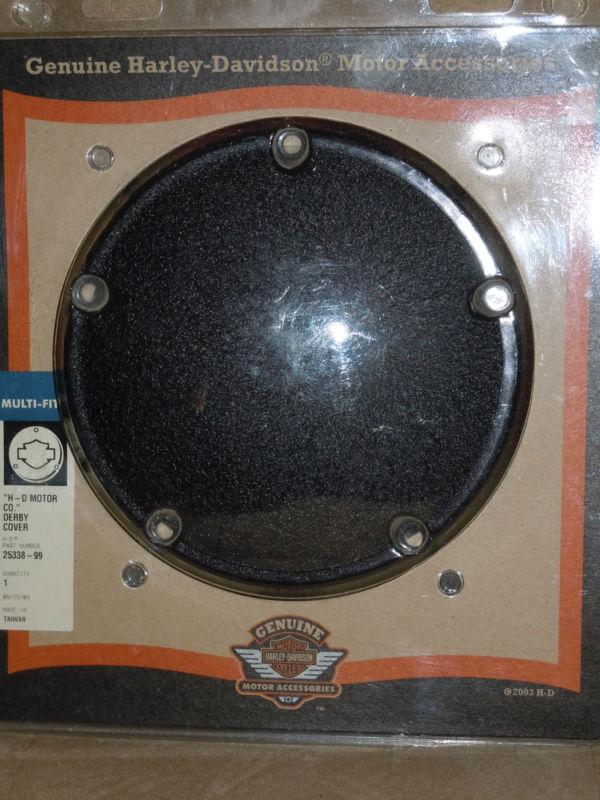 Harley-davidson motor co. derby cover - brand new/sealed. genuine parts