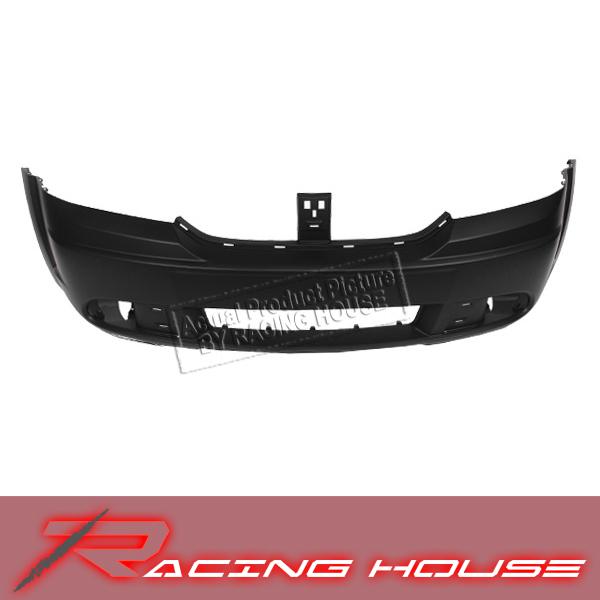 2009-2012 dodge journey one piece type primered black plastic front bumper cover