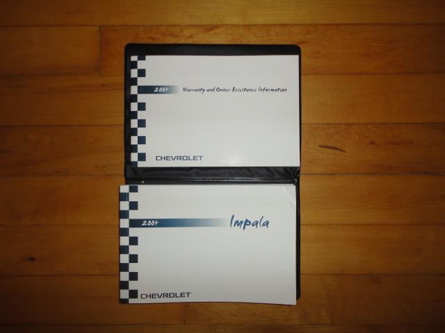 2004 chevrolet impala  owners manual