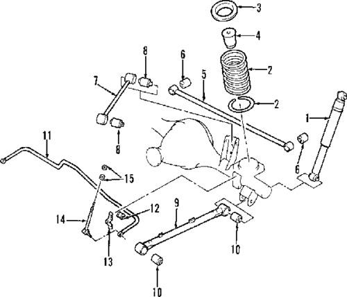 Infiniti 551103w700 genuine oem factory original lower control arm