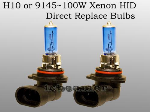 9140/ 9145 100w x2 pcs 12v fog xenon hid white direct replace bulbs kl3dot