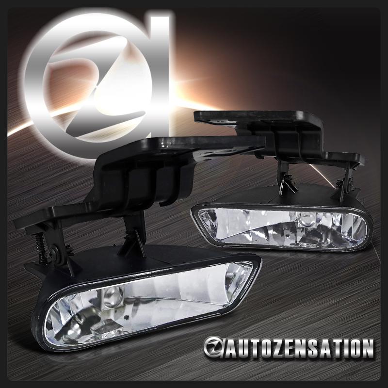 99-02 chevy silverado / 00-06 tahoe suburban crystal chrome bumper fog lights