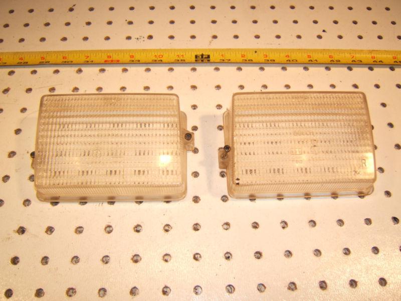 Porsche 1986 928s usa style parking light bosch front sides 2 lenses,left &right