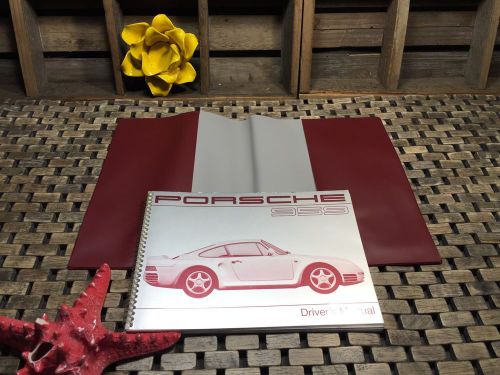 1987 porsche 959 owners manual drivers manual (english) 6/87 *orginal* mint oem!