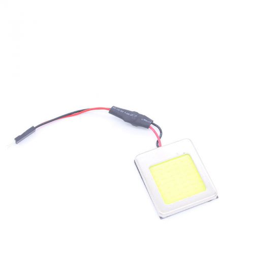 T10 48 smd cob led panel super white car auto interior reading map lamp