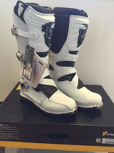 Thor ratchet boots white size 12 (new)