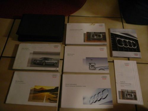 2005 audi a6 with navigation owners manual set + free shipping