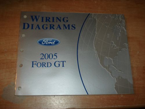 2005 ford gt wiring diagrams shop manual service book original