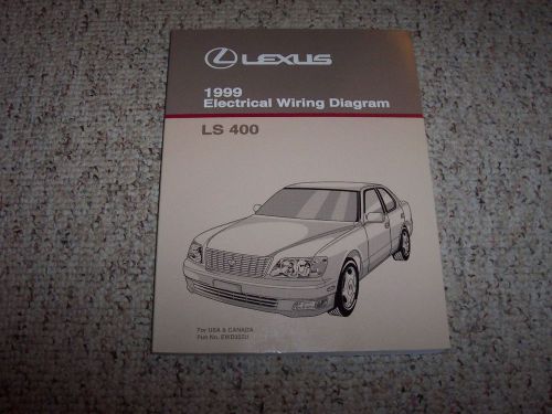 1999 lexus ls400 ls 400 factory electrical wiring diagram manual 4.0l v8