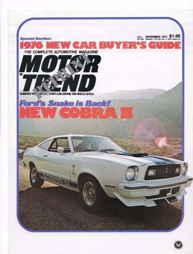 1976 ford mustang cobra ii dealer training brochure