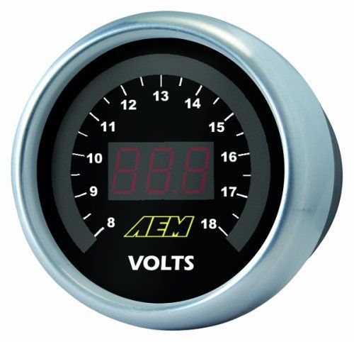 Aem 30-4400 8-18v voltmeter gauge