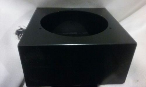 Truck bed metal box for 4 1/2&#034; round  warning lights