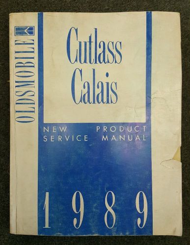 1989 oldsmobile cutlass calais factory service manual