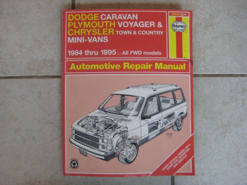 Haynes 30010 (1231) dodge plymouth chrysler mini-vans 1984-1995 repair manual