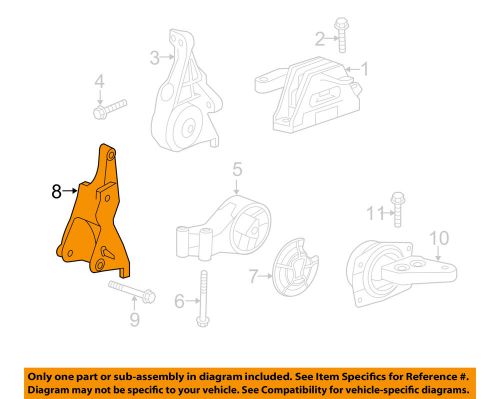 Gm oem-transmission mount bracket 13341629