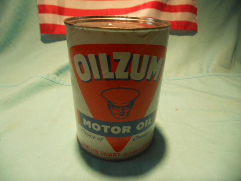 1 full quart oilzum motorcycle oil 70w vintage free shipping!!