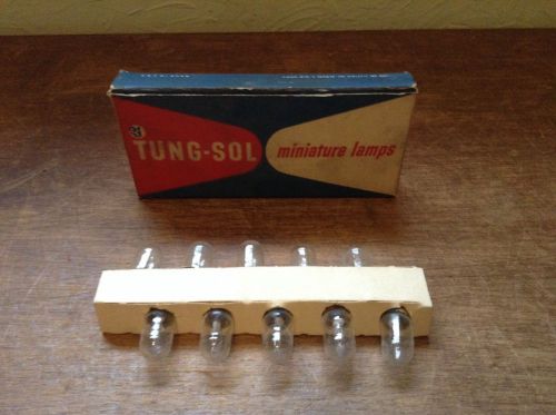 Vintage tung-sol miniature 13 volt nos nib automotive light bulbs no. 1816