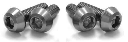 Drc 20 pack aluminum taper bolts titanium m6-x20 d58-52-920