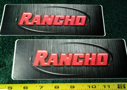 Lot of 2 rancho suspension shock diesel racing truck decals nhra nascar stickers