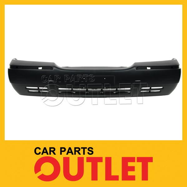 1998-2002 mercury grand marquis front bumper cover primered black plastic ls/gs