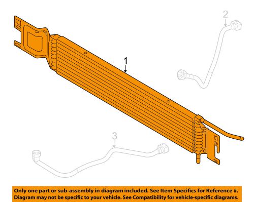 Ford oem 10-13 transit connect-automatic transaxle oil cooler 9t1z7a095a