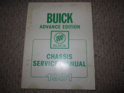 1981 buick advance edition chassis service manual