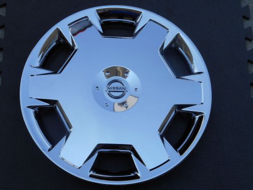 15&#034; chrome hubcaps wheelcovers (4) fits nissan versa cube hollander #53072/79