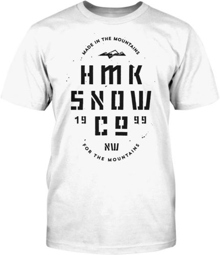 Hmk hm2sststew2xl tee hmk stencil white 2xl