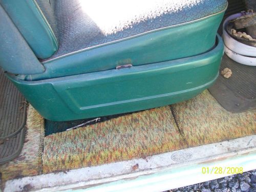 1957 pontiac front seat side trim apron plastic