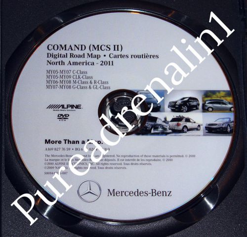 2006 2007 2008 mercedes r class r320 r350 r500 r63 navigation map 2011 dvd 0264