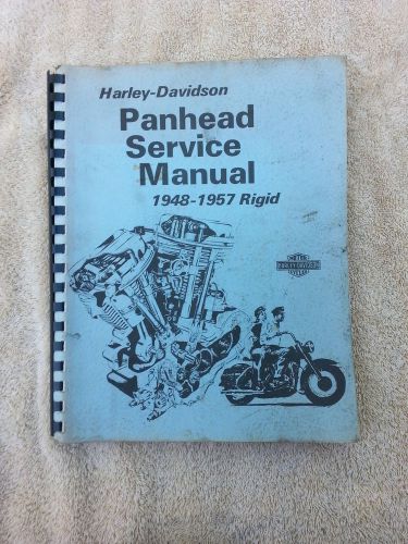 Harley davidson panhead service manual 48 - 57 rigid models