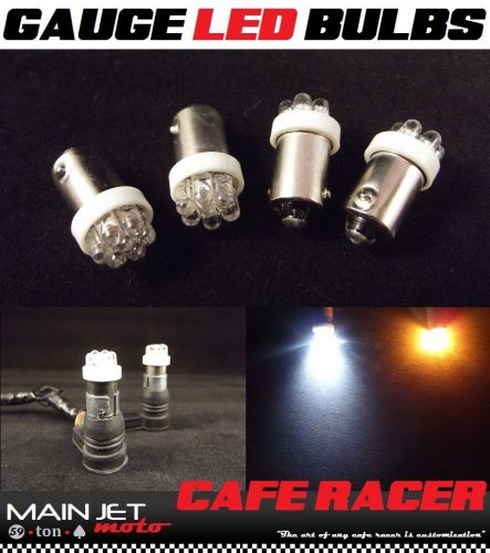 Honda cb750 cb550 cb350 cb500 cb650 cafe racer gauge lights decal overlay led