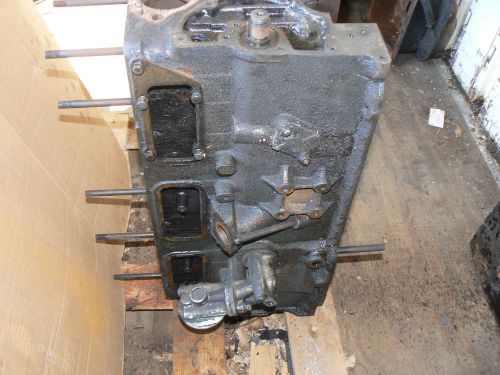 Austin healey 100-6 engine block with most parts + *piston stuck * 26d