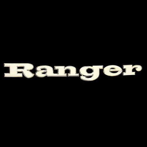 Ranger boats 9891349  white / silver 24 1/2&#034; x 3&#034; marine foam filled decal