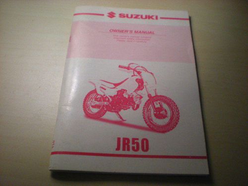 Nos oem owner&#039;s manual 1999 suzuki jr50