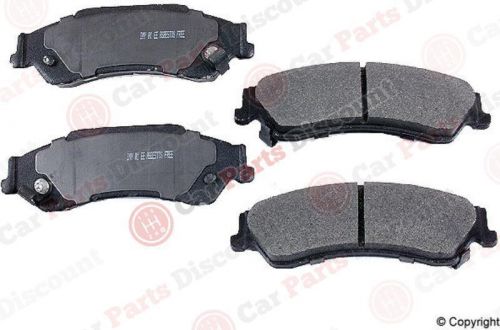 New meyle semi metallic disc brake pads, d9729sm