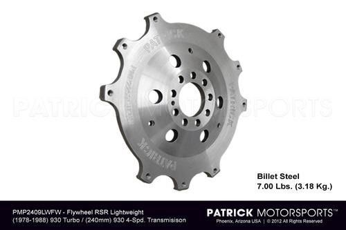 Porsche flywheel 930 / 934 / 935 / 962 lightweight rsr - 240mm