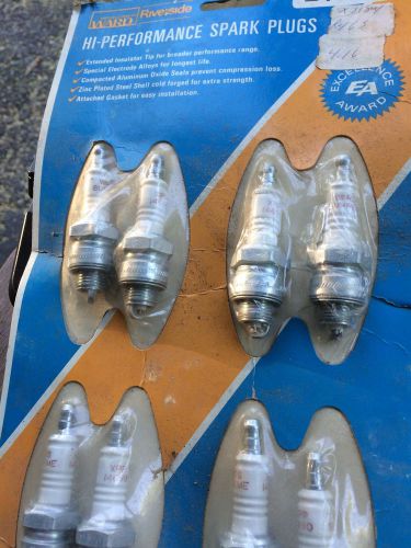 Vintage 1970&#039;s high performances m w spark plugs, 14690,cross xj18y,r46s