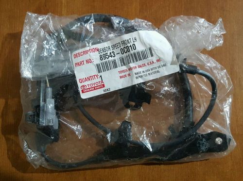 Brand new genuine toyota left front speed/abs sensor 89543-0c010 tundra  sequoia