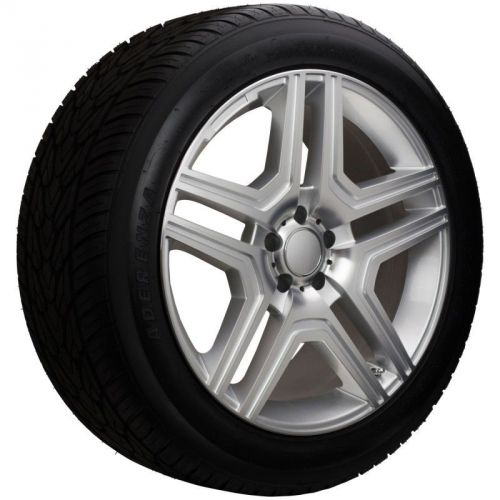 20 inch mercedes benz silver wheel and tire package ml/gl free shipping