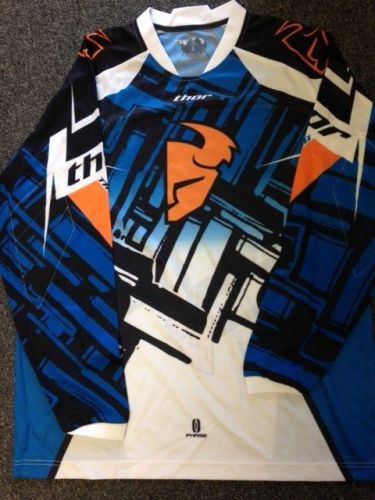 Men&#039;s phase jersey blue/orange size large