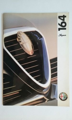 Alfa romeo 164 - super - catalogue / brochure - v 6 24 v - v 6 tb - td