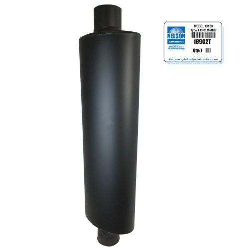 Fleetguard type 1 oval muffler | 18902t by nelson global products