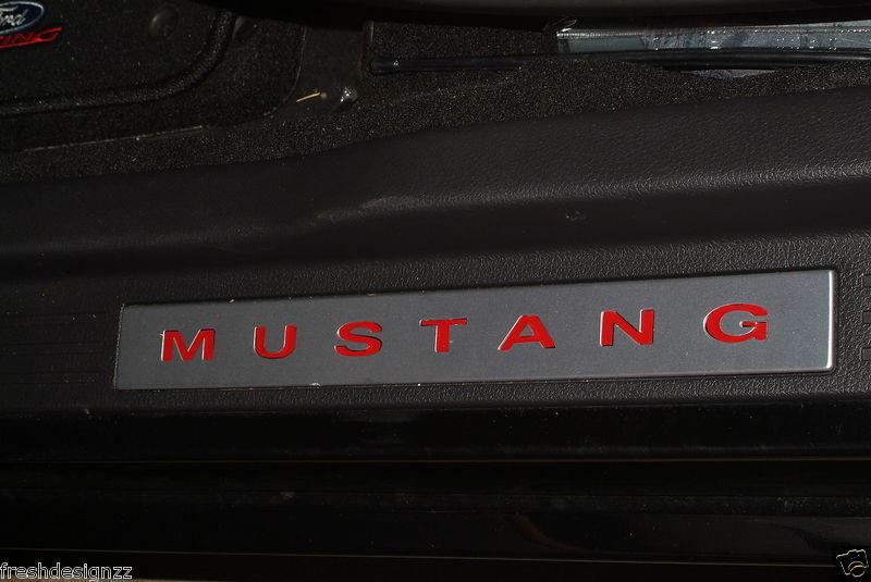 Ford mustang door sill decals 05 06 07 08 09