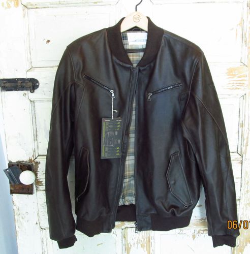 Dainese washington jacket pelle motorcycle leather jacket brown size 52